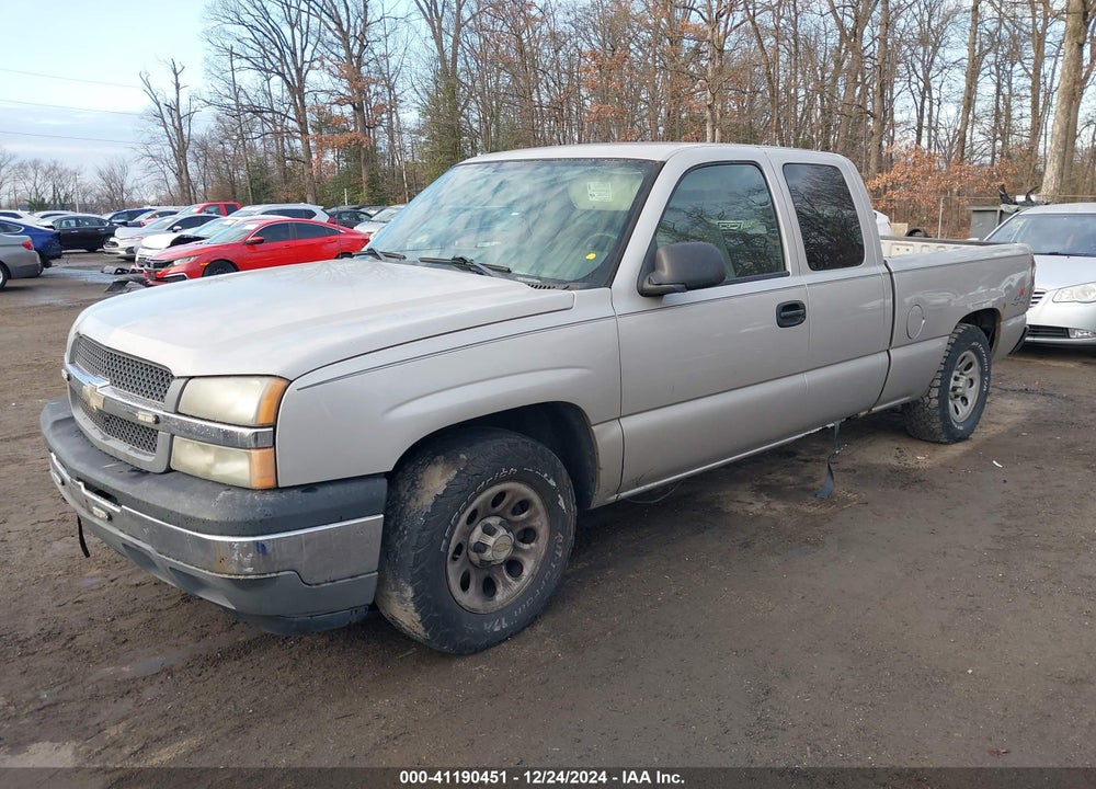 2005 CHEVROLET SILVERADO 1500 WORK TRUCK VIN: 1GCEK19V65Z170662