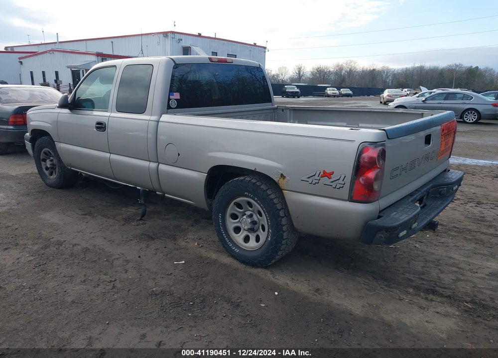 2005 CHEVROLET SILVERADO 1500 WORK TRUCK VIN: 1GCEK19V65Z170662