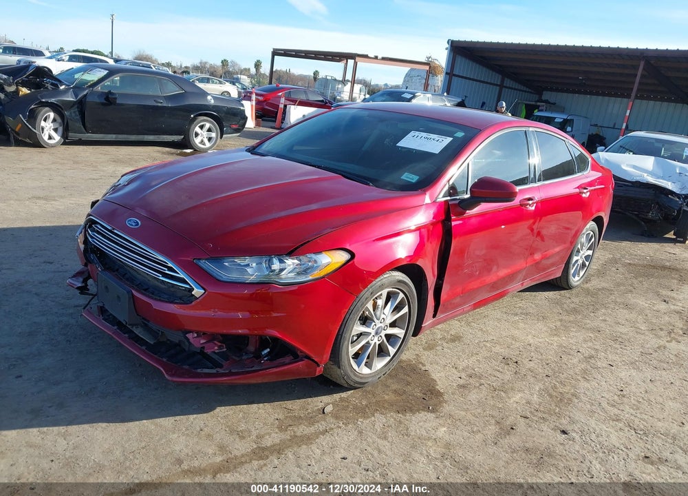 2017 FORD FUSION VIN: 3FA6P0H75HR293905