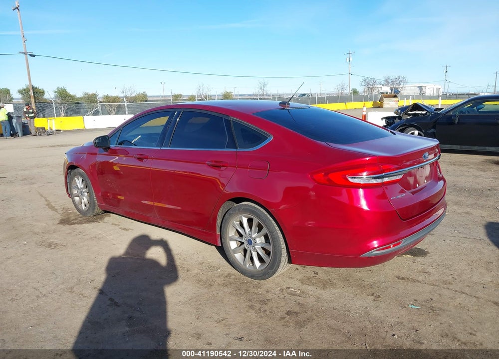 2017 FORD FUSION VIN: 3FA6P0H75HR293905