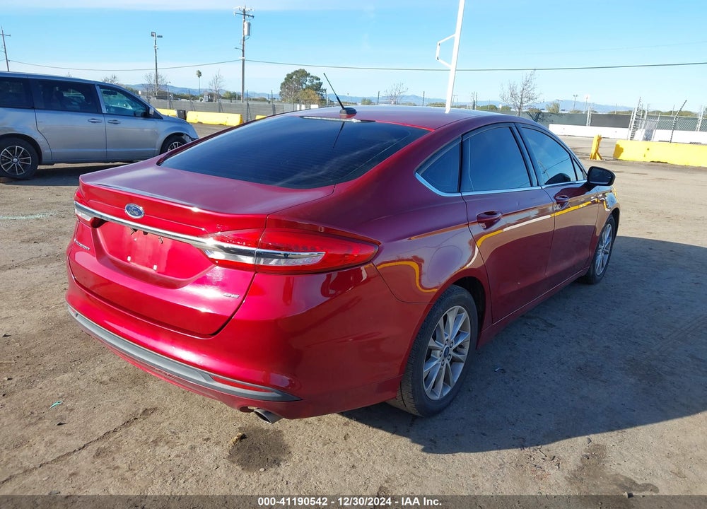 2017 FORD FUSION VIN: 3FA6P0H75HR293905