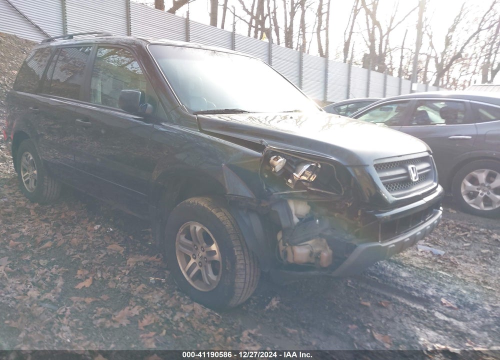2004 HONDA PILOT EX-L VIN: 2HKYF18514H570833