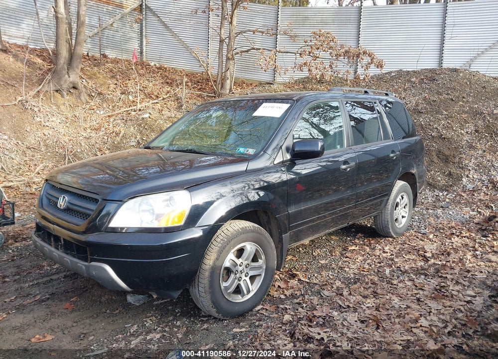 2004 HONDA PILOT EX-L VIN: 2HKYF18514H570833