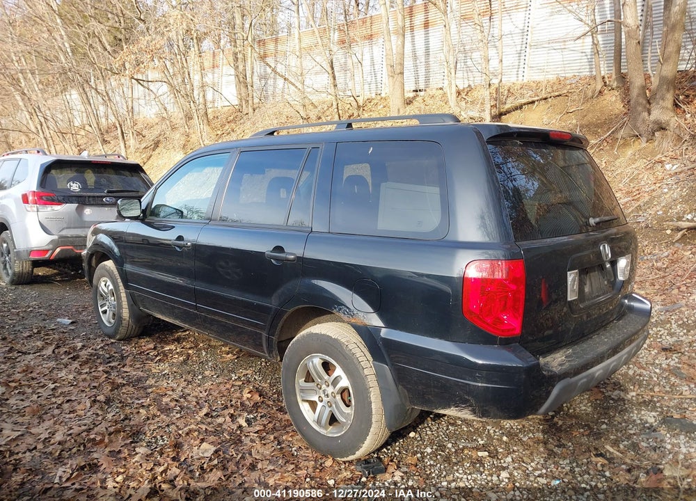 2004 HONDA PILOT EX-L VIN: 2HKYF18514H570833