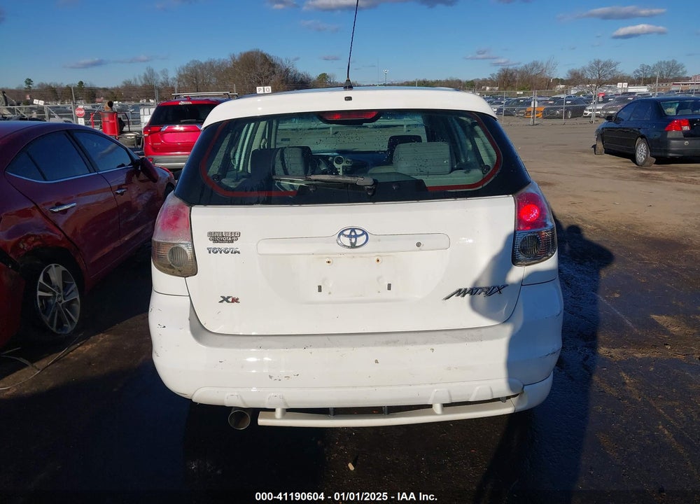 2006 TOYOTA MATRIX/XR VIN: 2T1KR32E36C562191