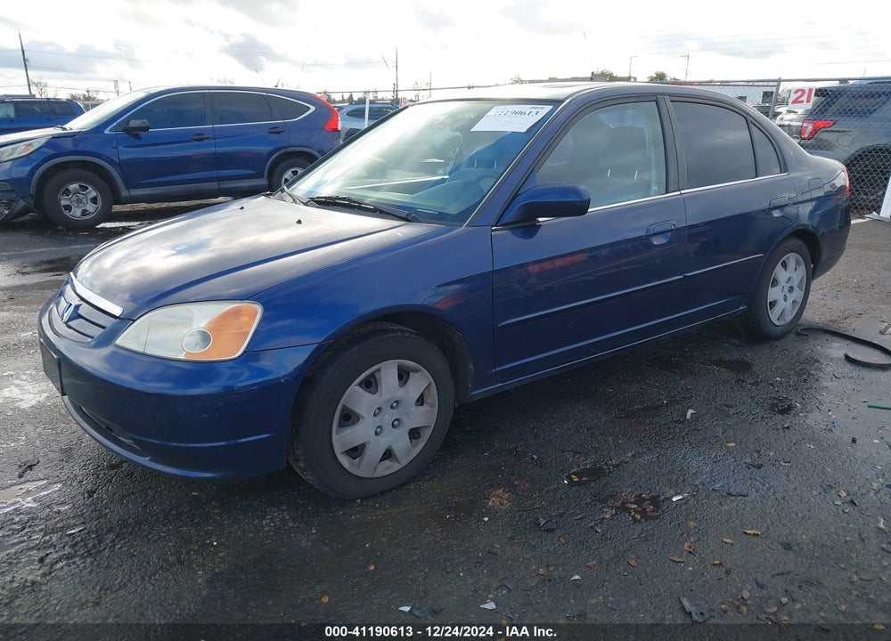 2002 HONDA CIVIC EX VIN: JHMES26762S002860