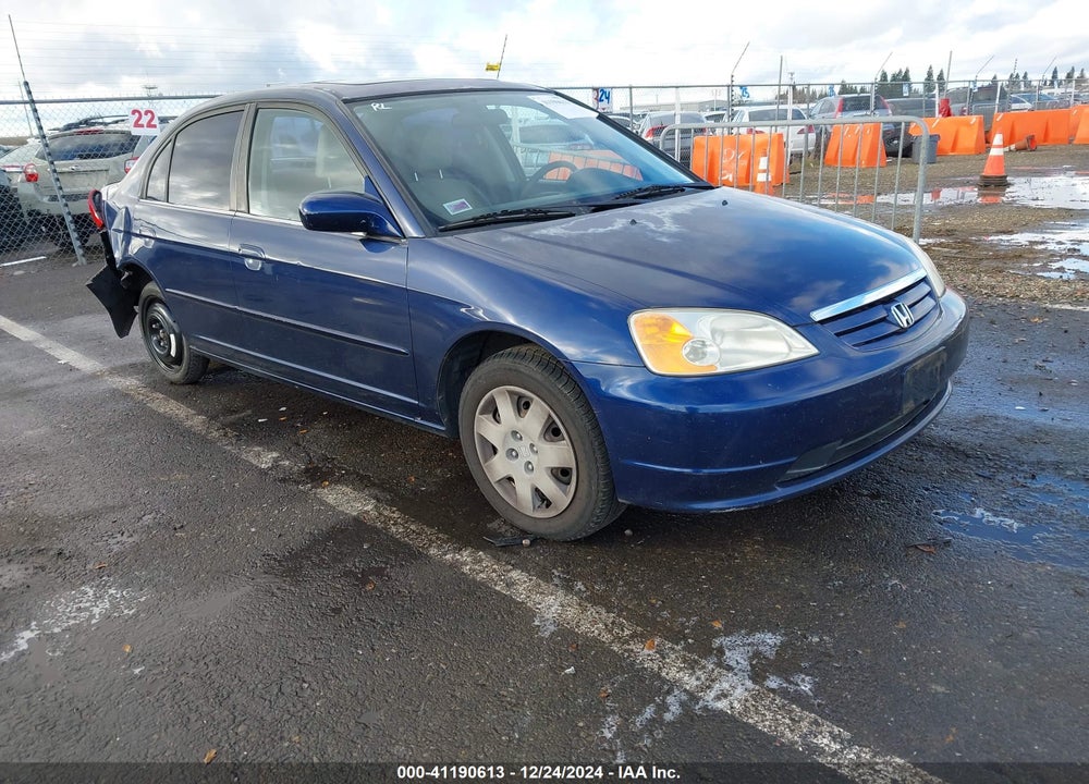 2002 HONDA CIVIC EX VIN: JHMES26762S002860