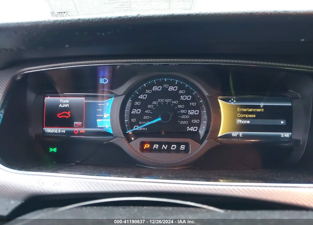 2015 FORD TAURUS SHO VIN: 1FAHP2KT0FG161505