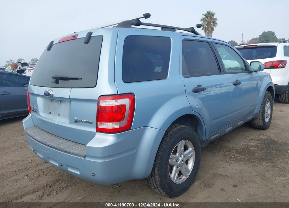 2008 FORD ESCAPE HYBRID VIN: 1FMCU49H48KD84720