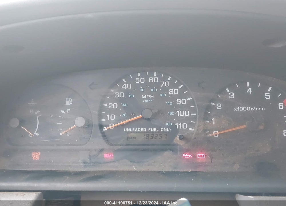 1998 NISSAN FRONTIER SE/XE VIN: 1N6DD26Y3WC344795