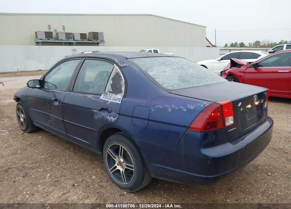 2003 HONDA CIVIC LX VIN: 2HGES16573H531710