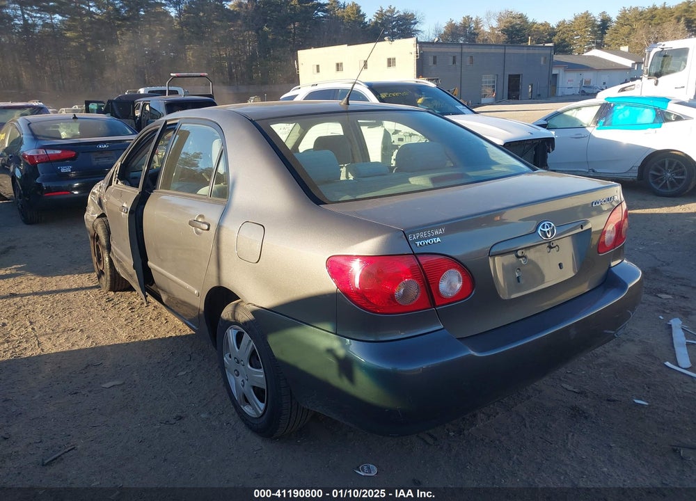 2008 TOYOTA COROLLA LE VIN: 2T1BR32E18C933738