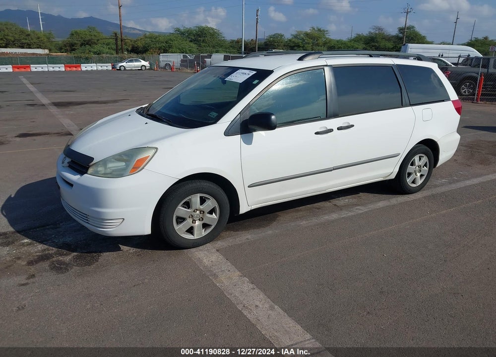 2004 TOYOTA SIENNA LE VIN: 5TDZA23C14S000307