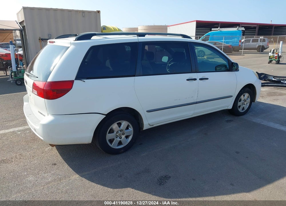 2004 TOYOTA SIENNA LE VIN: 5TDZA23C14S000307