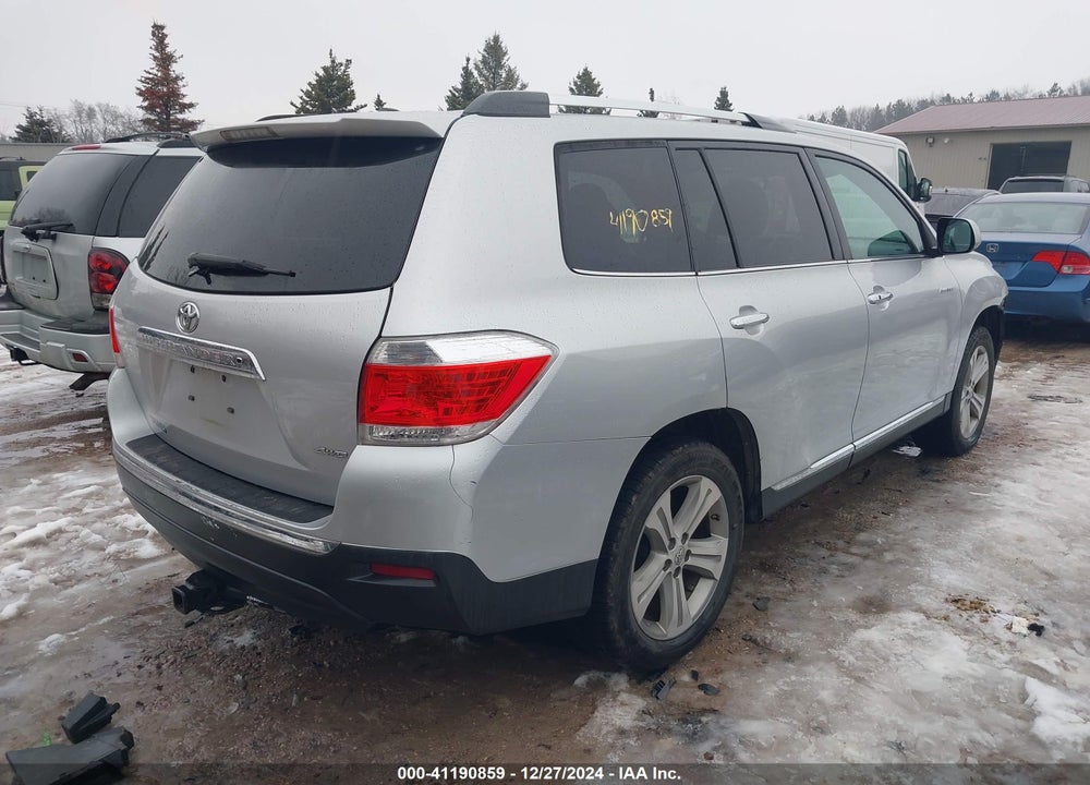 2013 TOYOTA HIGHLANDER LIMITED V6 VIN: 5TDDK3EH0DS257920