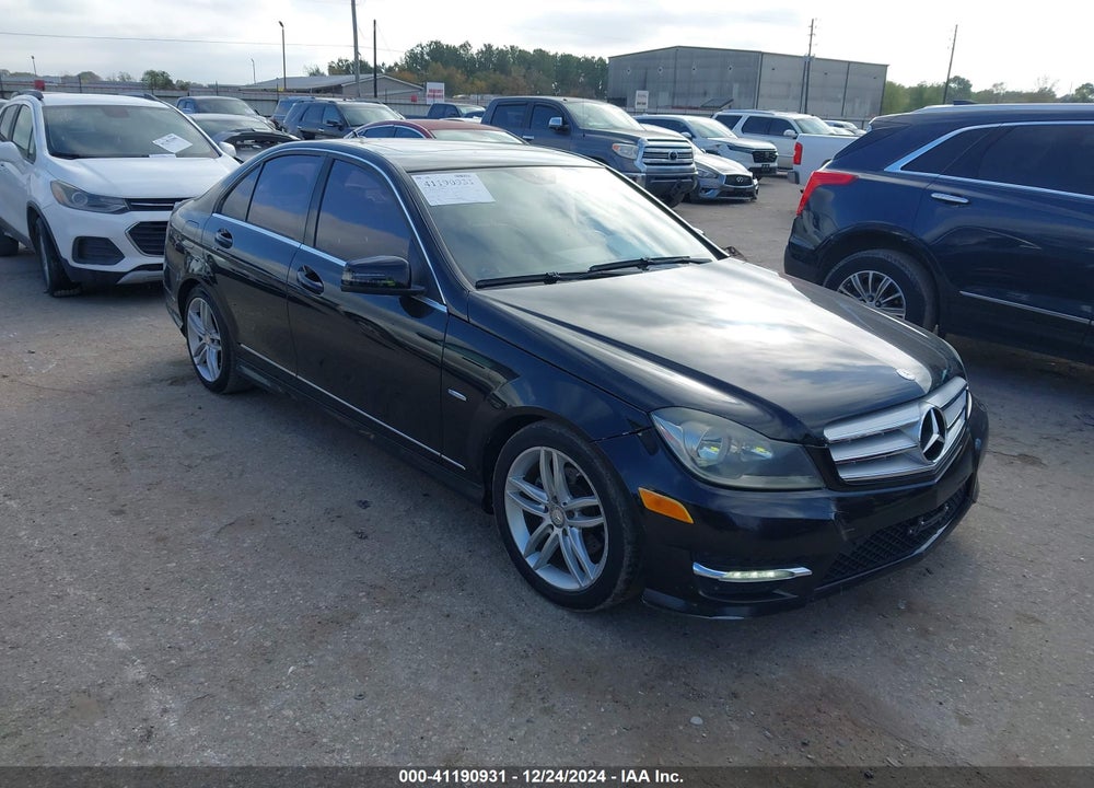 2012 MERCEDES-BENZ C 250 LUXURY/SPORT VIN: WDDGF4HB3CR223214