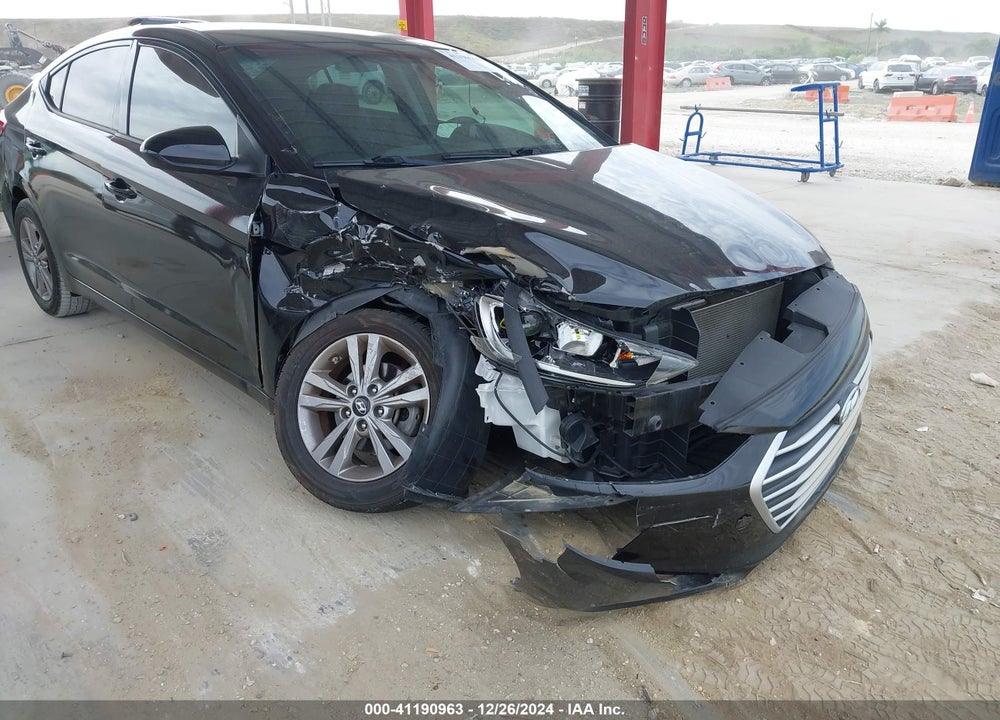 2018 HYUNDAI ELANTRA VIN: KMHD84LFXJU610625