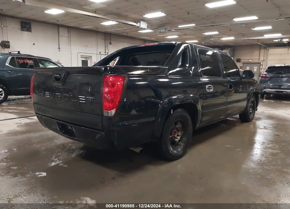 2004 CHEVROLET AVALANCHE 1500 VIN: 3GNEK12T04G300546