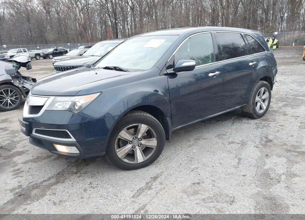2012 ACURA MDX VIN: 2HNYD2H27CH528315