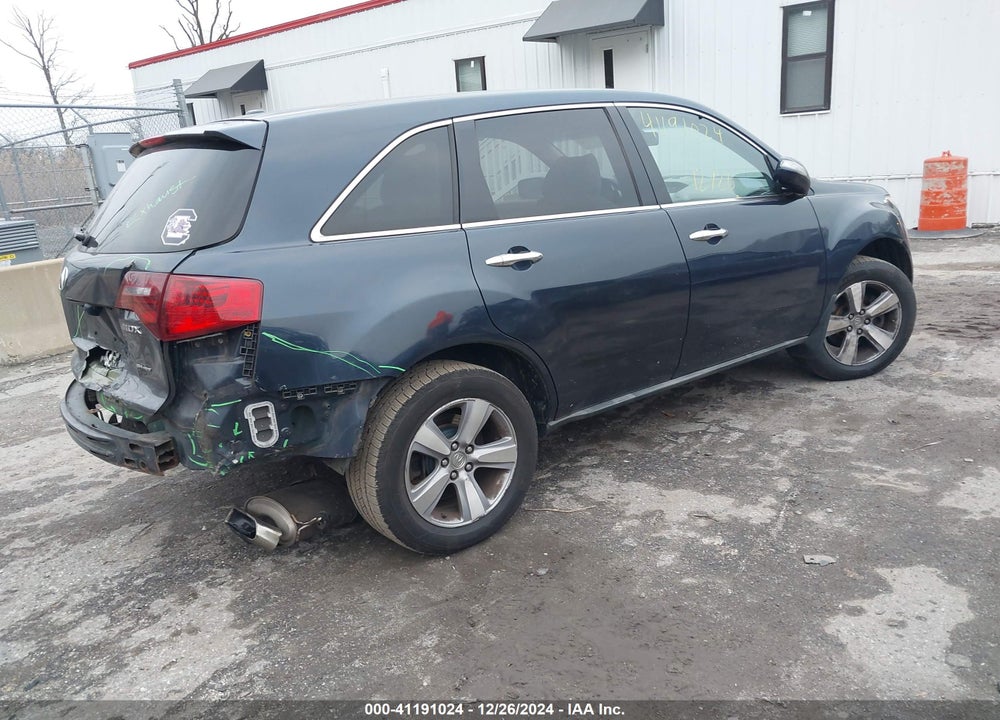2012 ACURA MDX VIN: 2HNYD2H27CH528315