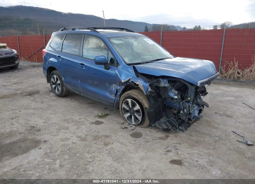 2018 SUBARU FORESTER 2.5I PREMIUM VIN: JF2SJAGC9JH578730