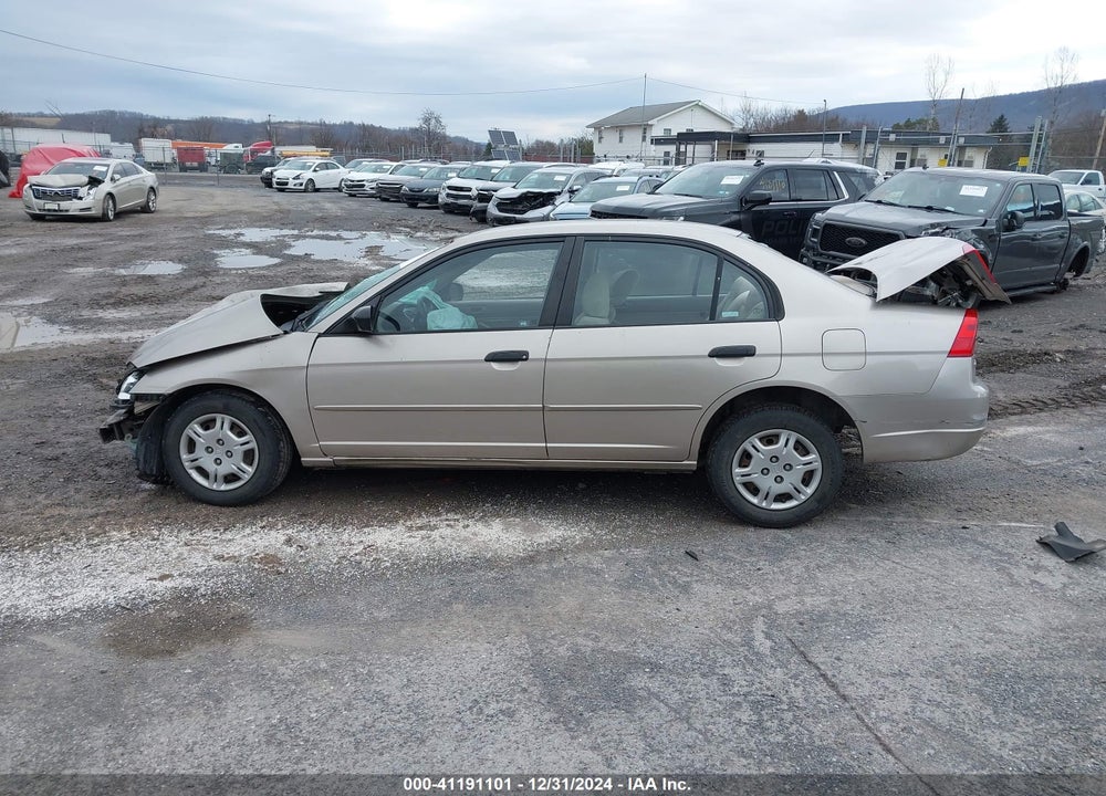 2001 HONDA CIVIC LX VIN: 2HGES16531H508566