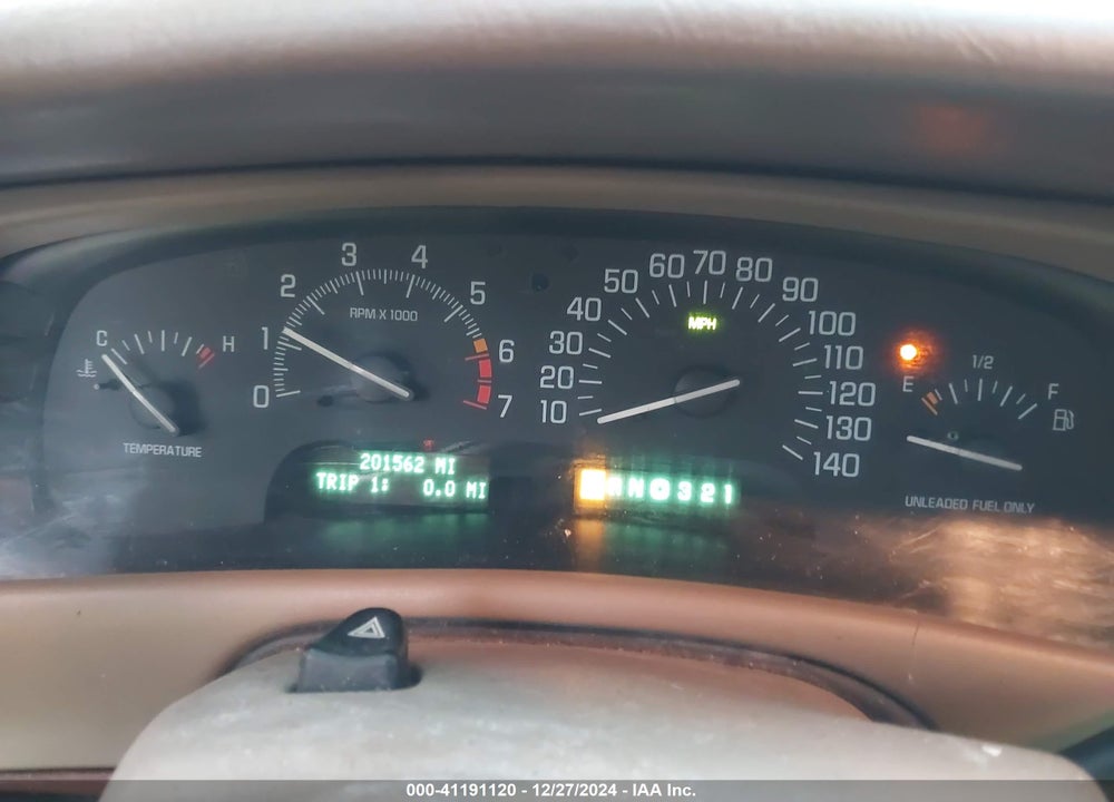 2001 BUICK PARK AVENUE VIN: 1G4CW54K914278129