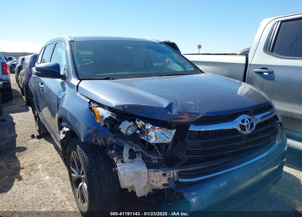 2016 TOYOTA HIGHLANDER XLE V6 VIN: 5TDJKRFH2GS286795