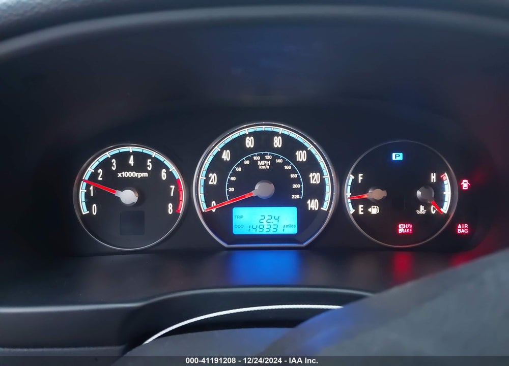 2008 HYUNDAI SANTA FE LIMITED/SE VIN: 5NMSH13E38H147195