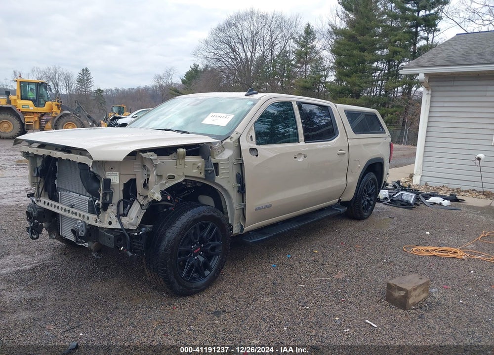 2022 GMC SIERRA 1500 4WD SHORT BOX ELEVATION WITH 3SB VIN: 3GTPUCEK0NG543527