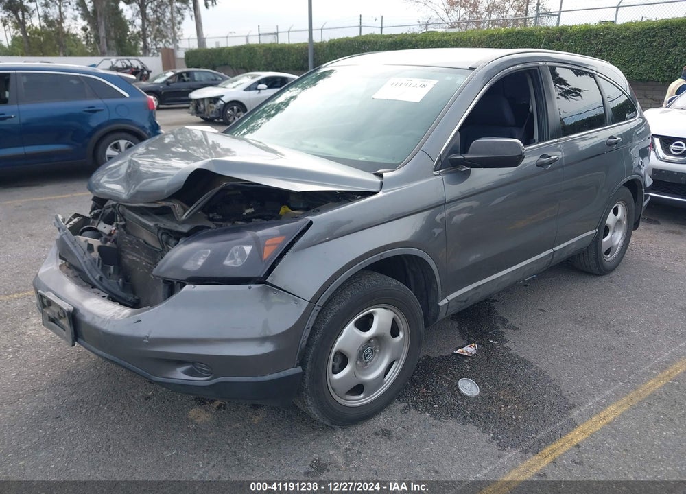 2010 HONDA CR-V LX VIN: 5J6RE3H36AL009062