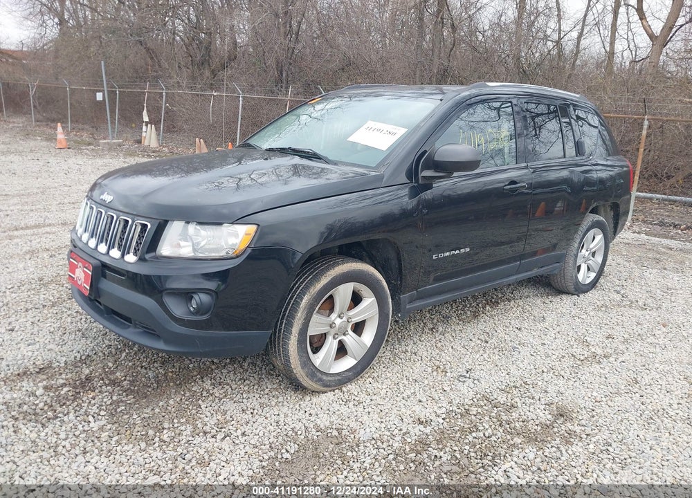 2012 JEEP COMPASS LATITUDE VIN: 1C4NJDEBXCD616533
