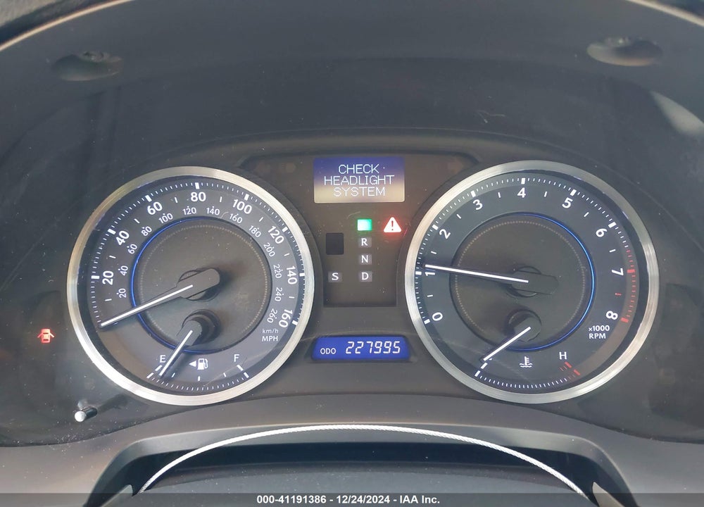 2011 LEXUS IS 250 VIN: JTHBF5C25B5154242