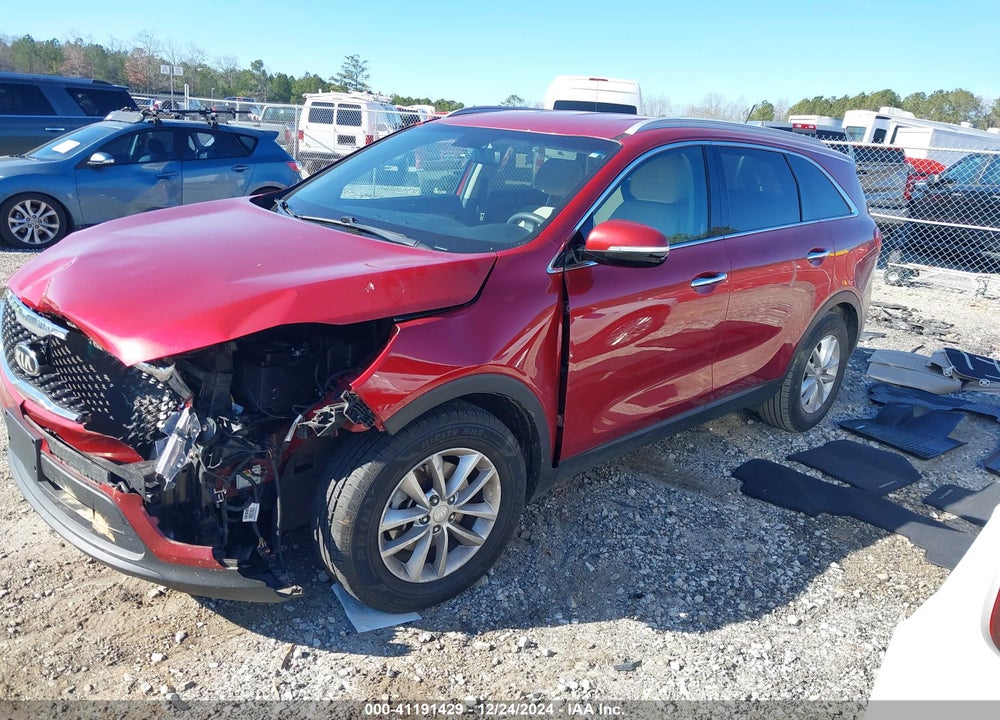 2017 KIA SORENTO 3.3L LX VIN: 5XYPG4A58HG194584