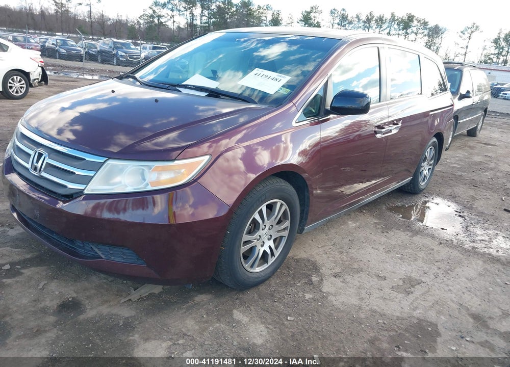 2012 HONDA ODYSSEY EX-L VIN: 5FNRL5H66CB108262