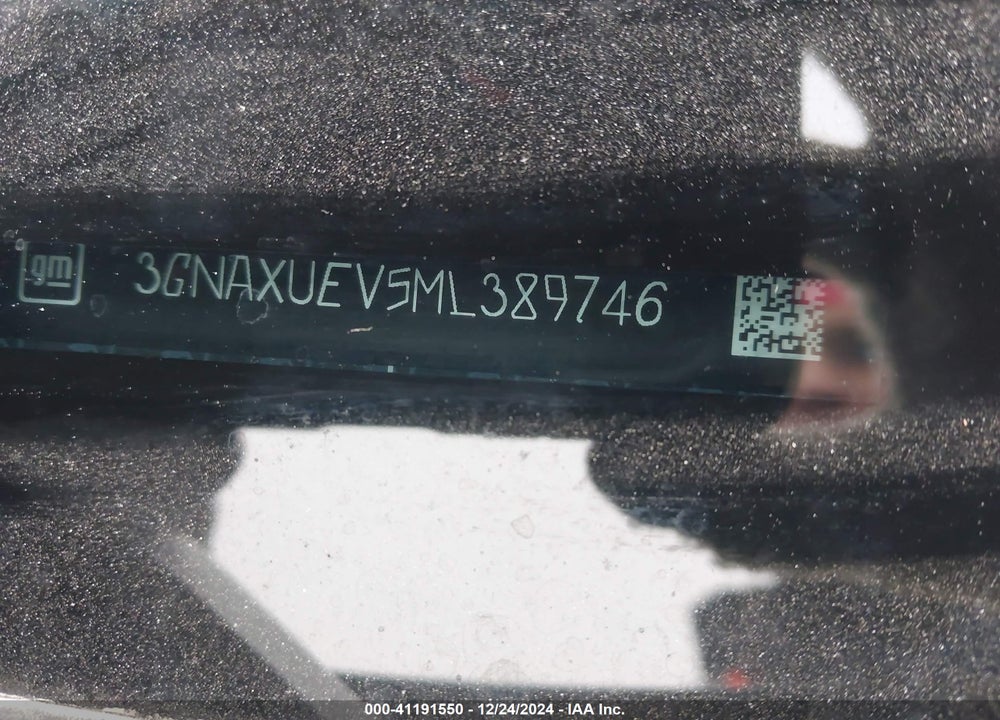 2021 CHEVROLET EQUINOX AWD LT VIN: 3GNAXUEV5ML389746