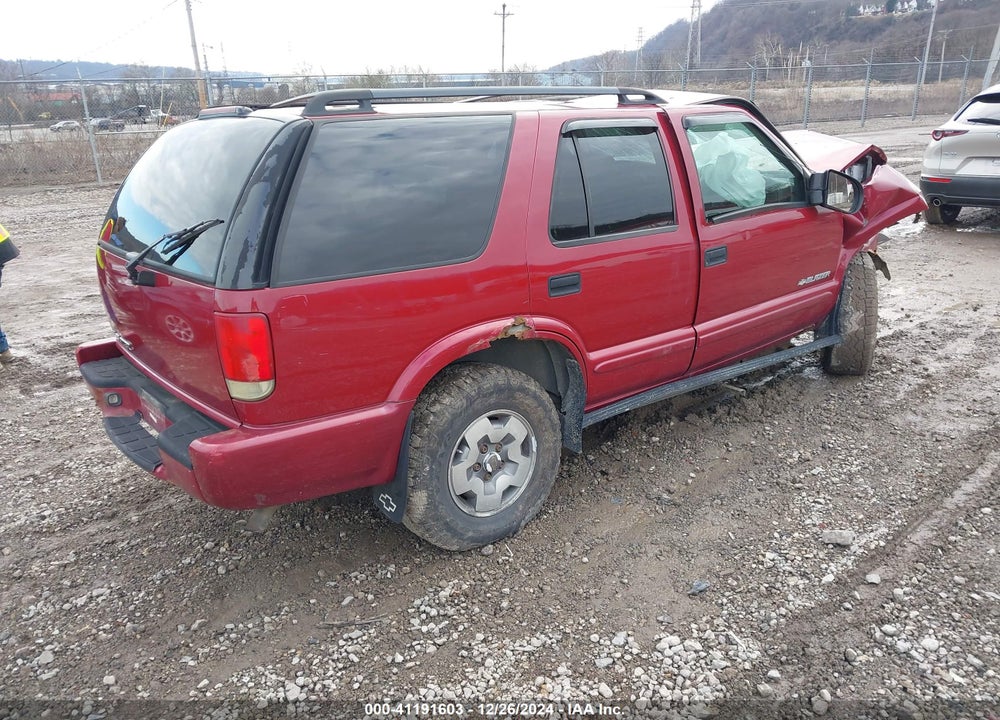 2004 CHEVROLET BLAZER LS VIN: 1GNDT13X64K108714