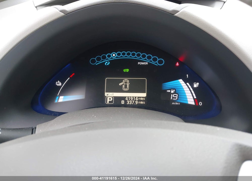 2012 NISSAN LEAF SL VIN: JN1AZ0CP5CT026036
