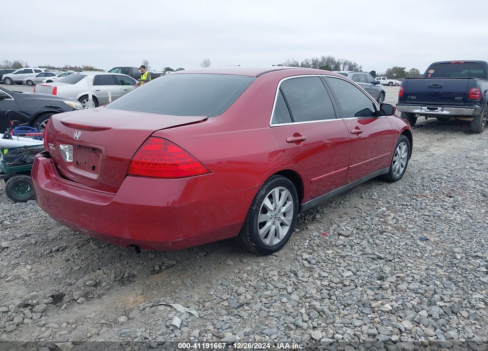 2007 HONDA ACCORD 3.0 SE VIN: 1HGCM66477A023814