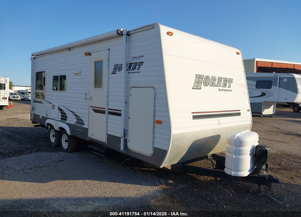 2005 KEYSTONE RV HORNET  TRAVEL TRAILER VIN: 4YDT21R2X5E317115