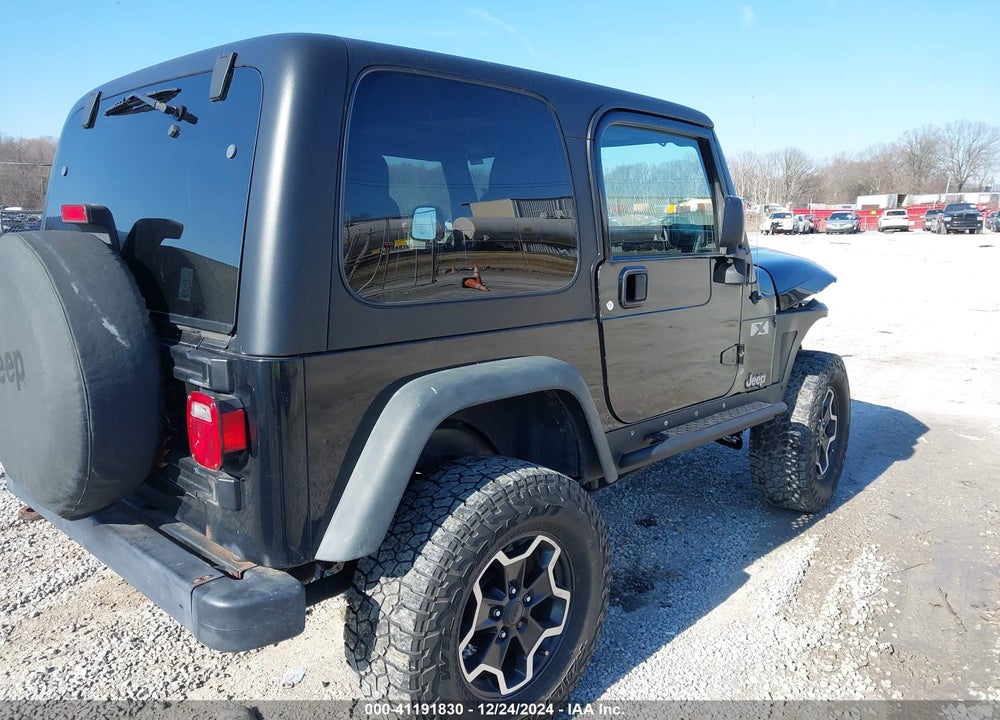 2004 JEEP WRANGLER X VIN: 1J4FA39S84P785260