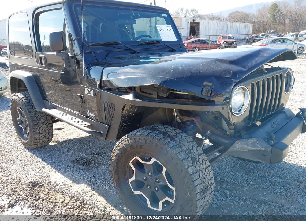 2004 JEEP WRANGLER X VIN: 1J4FA39S84P785260