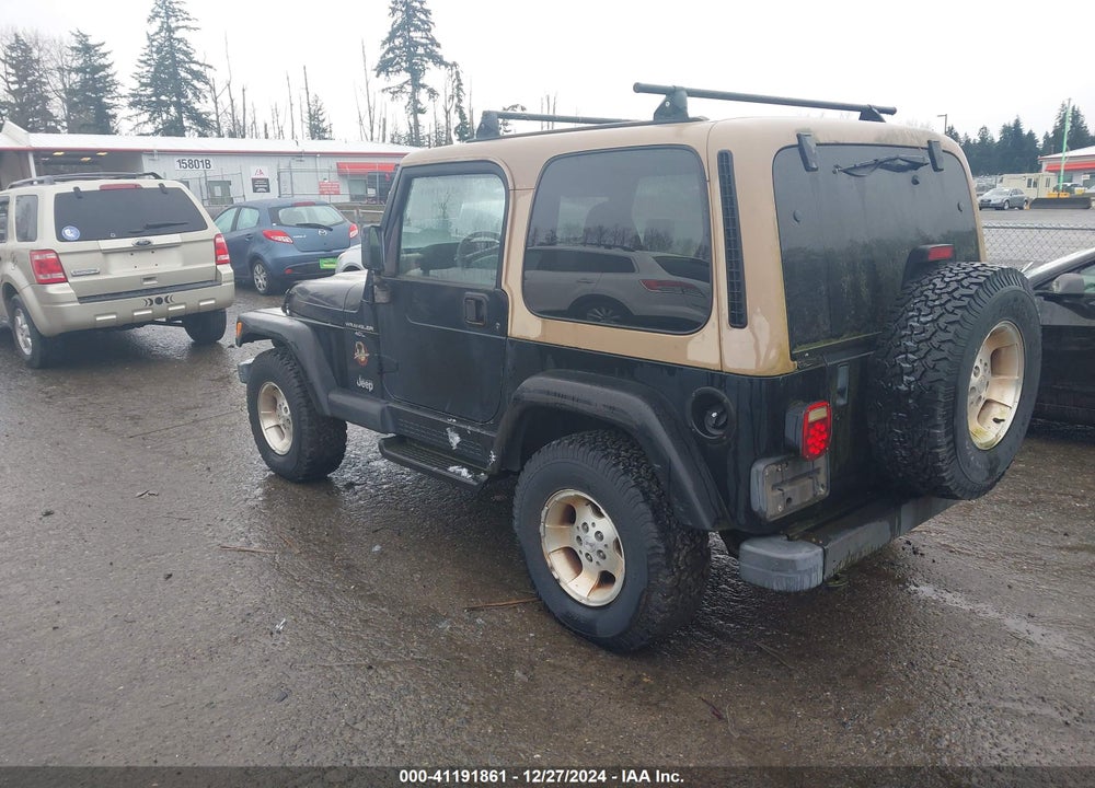 1999 JEEP WRANGLER SAHARA VIN: 1J4FY49S7XP470150