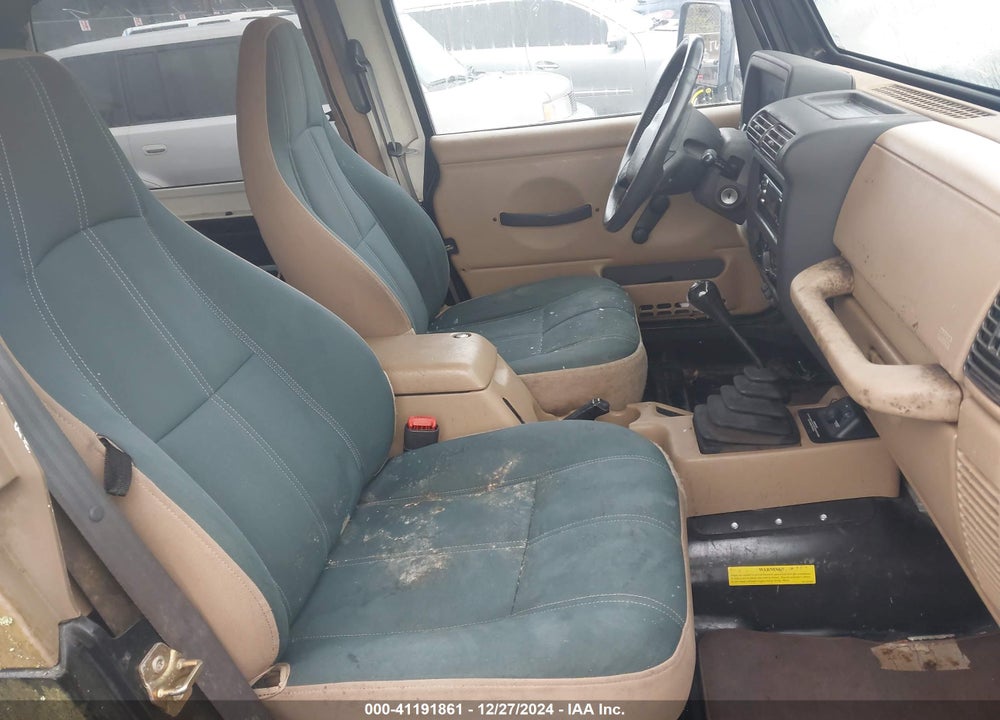 1999 JEEP WRANGLER SAHARA VIN: 1J4FY49S7XP470150
