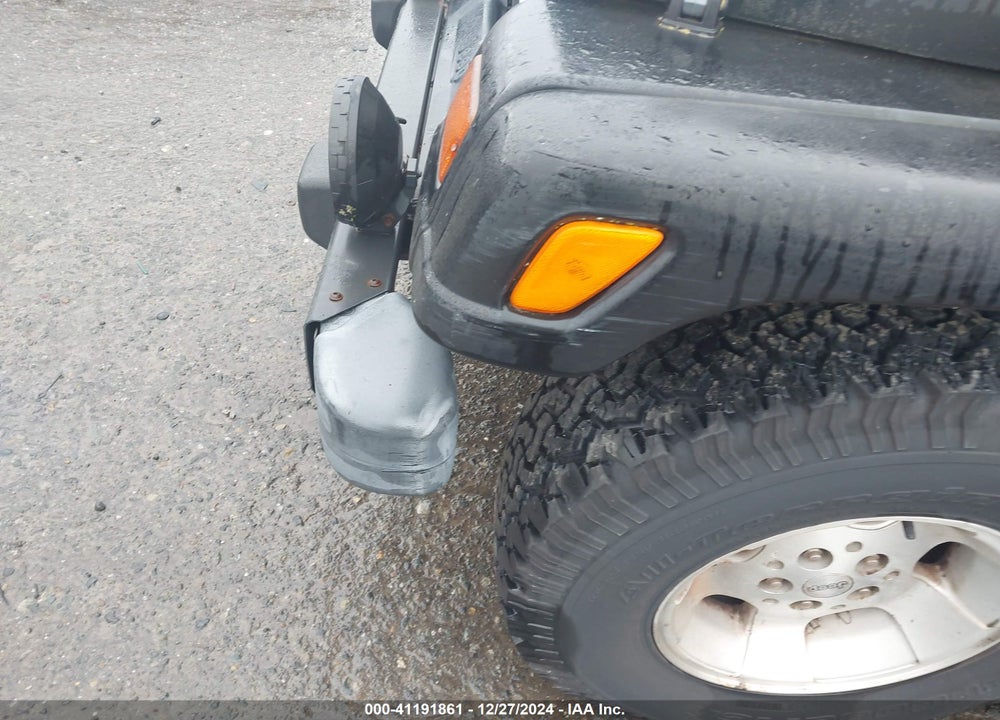 1999 JEEP WRANGLER SAHARA VIN: 1J4FY49S7XP470150