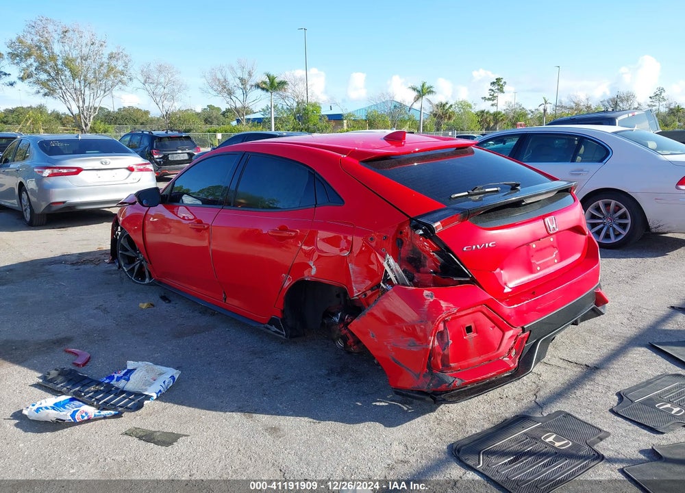 2017 HONDA CIVIC SPORT VIN: SHHFK7H45HU207161