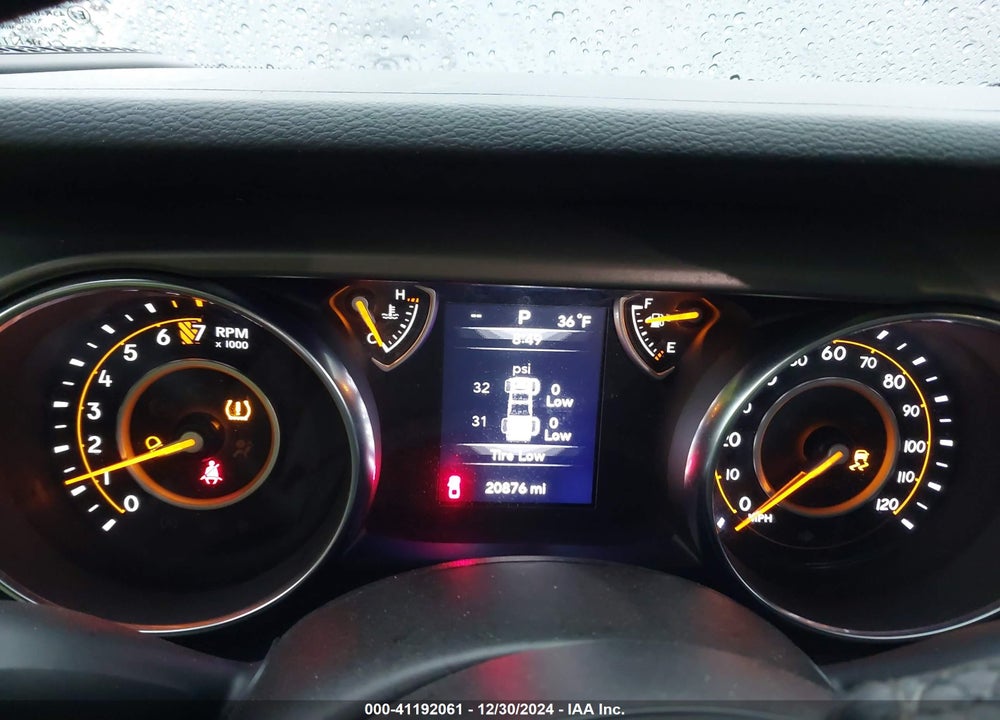 2022 JEEP GLADIATOR VIN: 1C6HJTAG7NL156921