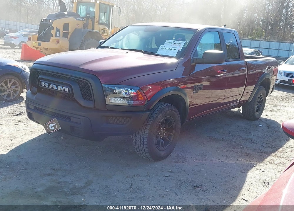 2022 RAM 1500 CLASSIC WARLOCK 4X4 6'4 BOX VIN: 1C6RR7GG1NS237589