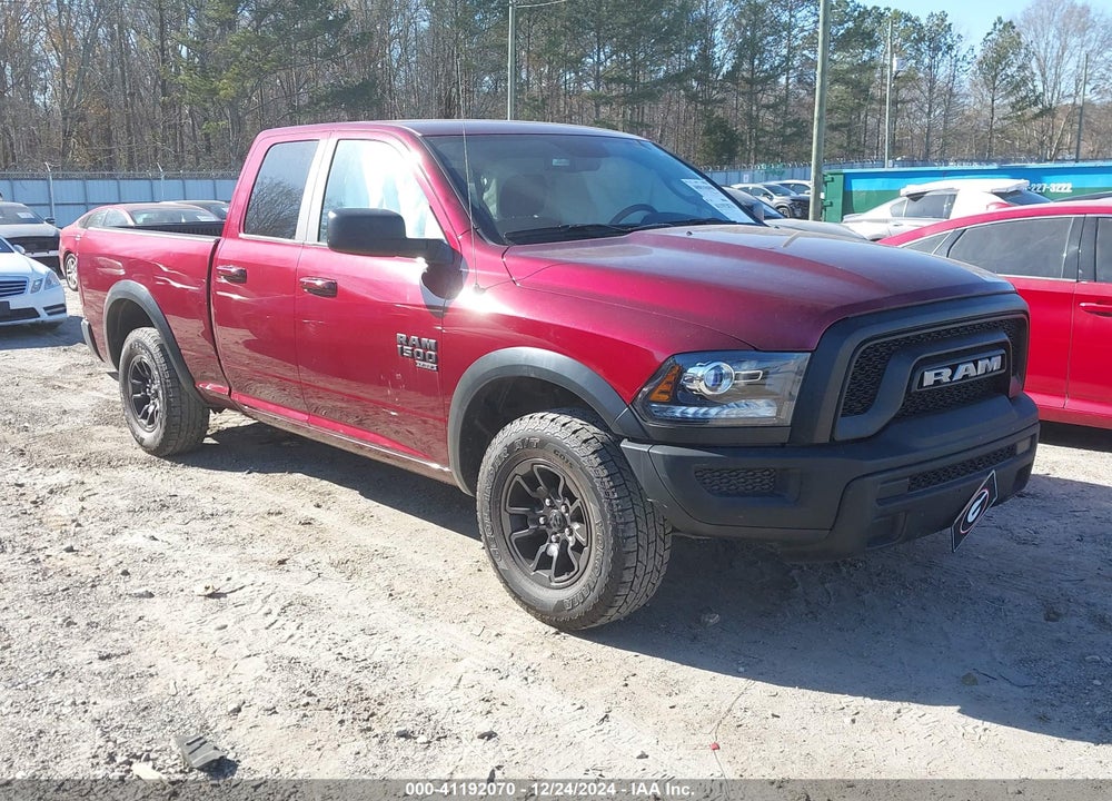 2022 RAM 1500 CLASSIC WARLOCK 4X4 6'4 BOX VIN: 1C6RR7GG1NS237589