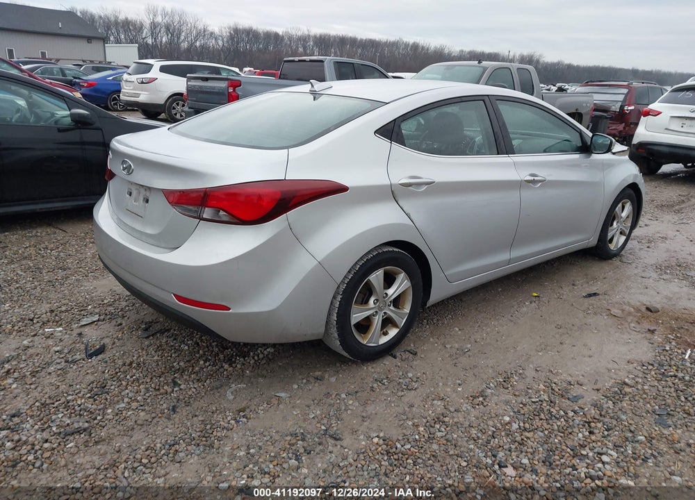 2016 HYUNDAI ELANTRA VALUE EDITION VIN: 5NPDH4AE1GH734073